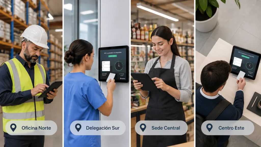 Registro horario multisede: cómo centralizar el control de todos tus centros de trabajo